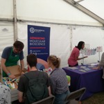 stalls at a science festival