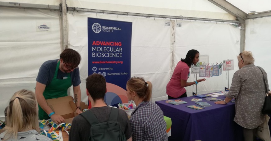 stalls at science festival