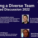 Recorded Discussion on Creating a Diverse Team