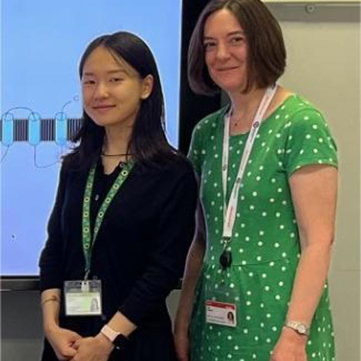 Image of Muyang Duan and Dr Katherine Bowers