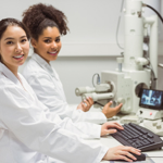 Students working in a laboratory