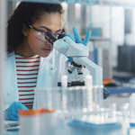 View from the back of a lecture theatre filled with students