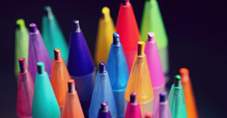 multicoloured pencils